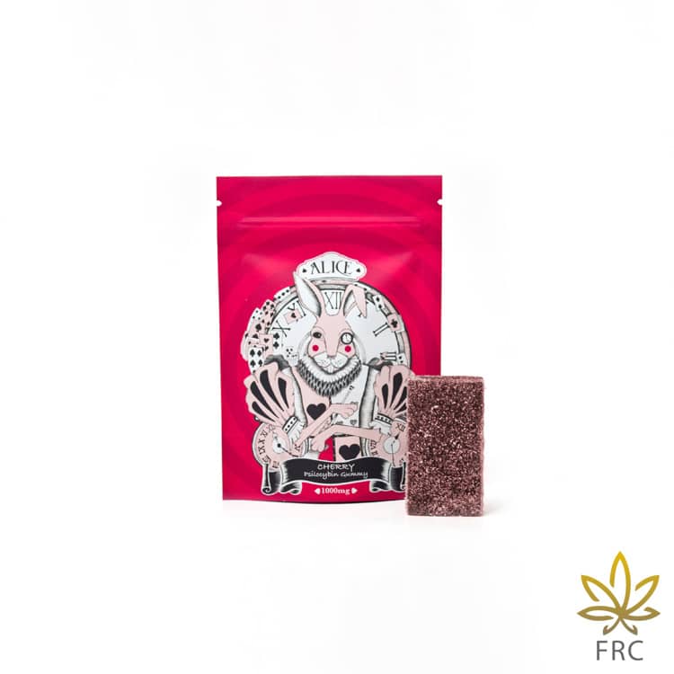 Alice Cherry Mushroom Gummy 1000mg for same day weed delivery BC Canada